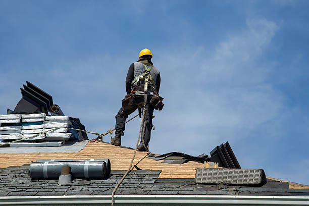 Professional Roof Replacement technician working in Warsaw, OH